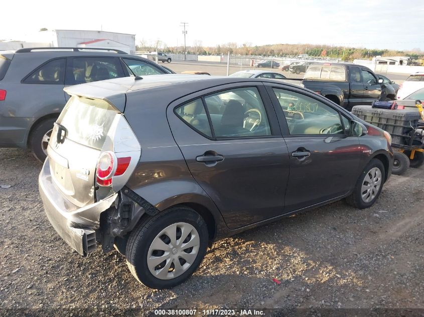 2014 TOYOTA PRIUS C ONE/THREE/TWO/FOUR - JTDKDTB3XE1569087
