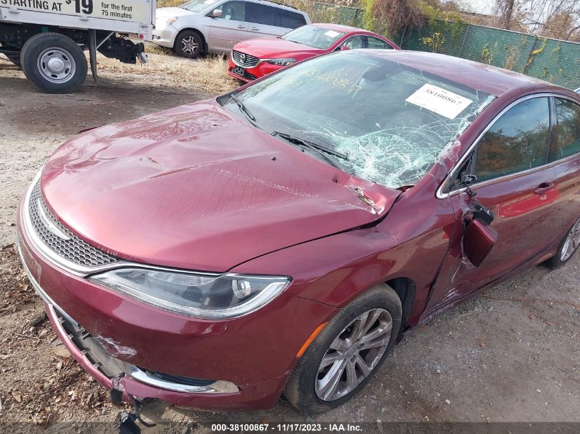 2015 CHRYSLER 200 LIMITED - 1C3CCCAB0FN527316