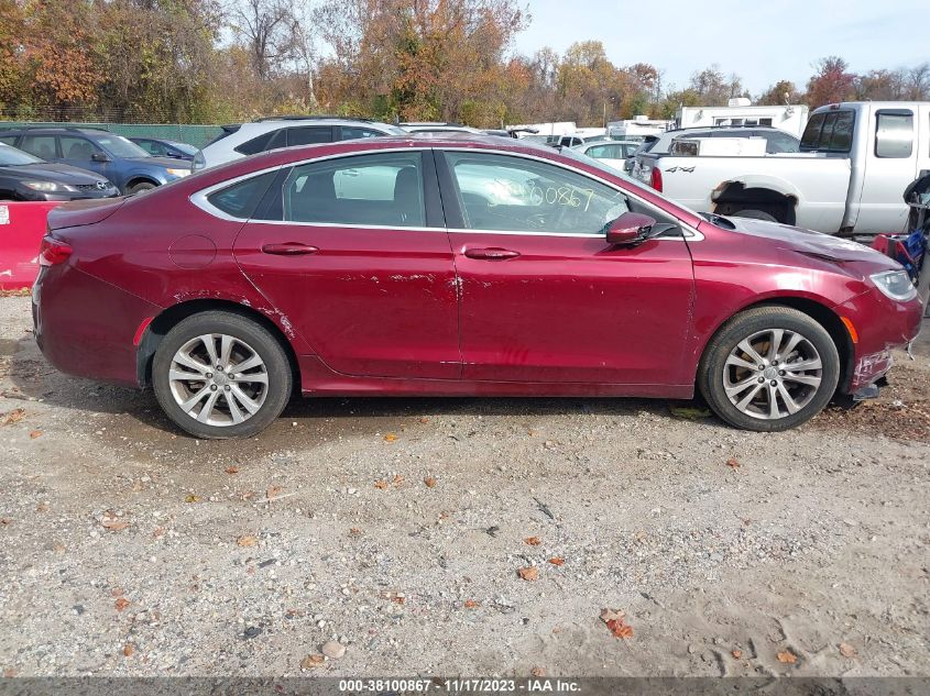 2015 CHRYSLER 200 LIMITED - 1C3CCCAB0FN527316
