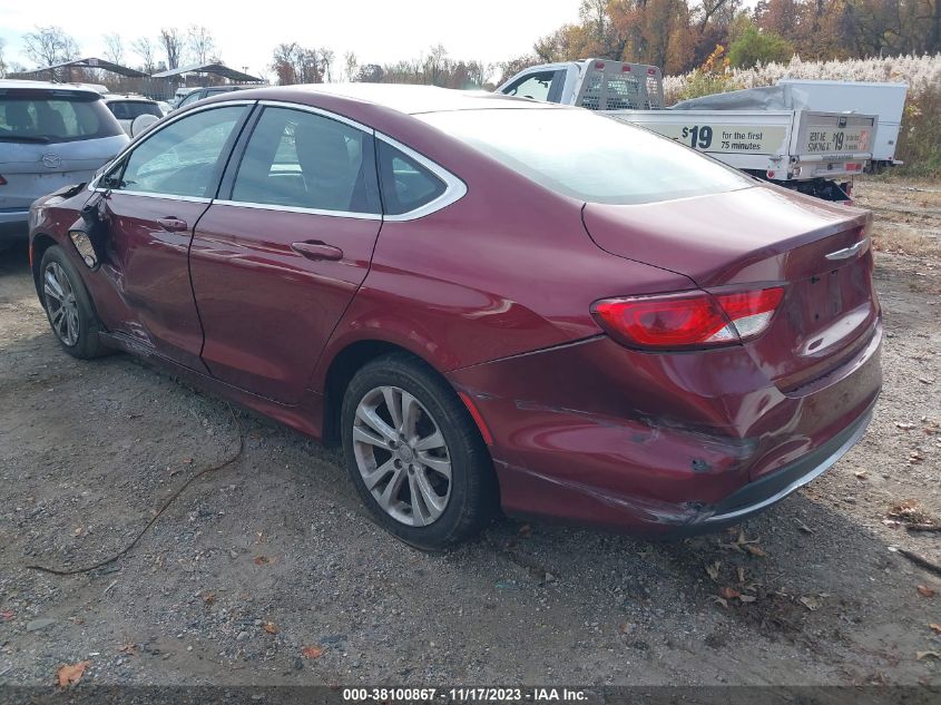 2015 CHRYSLER 200 LIMITED - 1C3CCCAB0FN527316