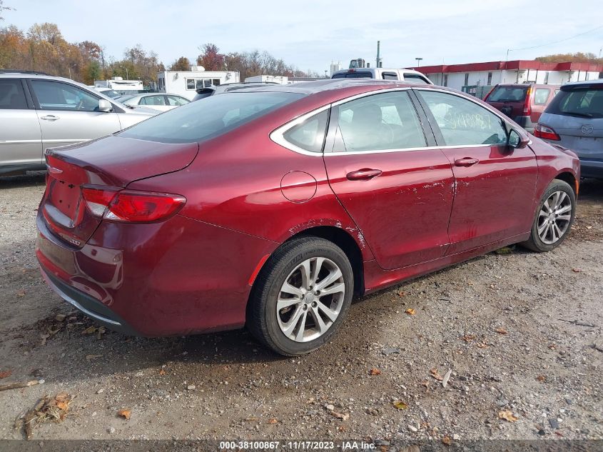 2015 CHRYSLER 200 LIMITED - 1C3CCCAB0FN527316