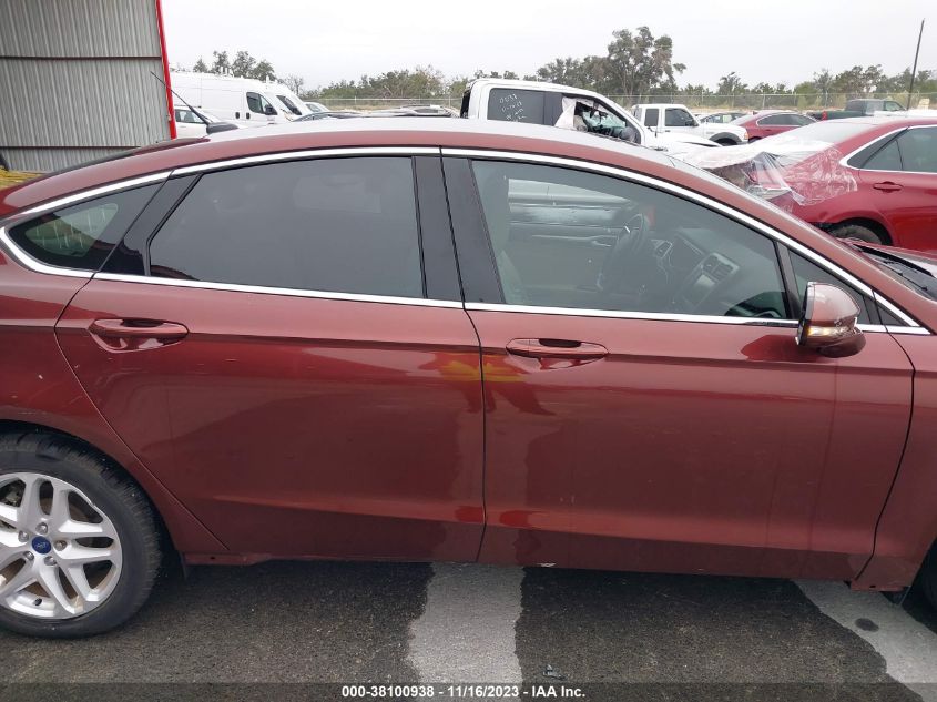 2016 FORD FUSION SE - 3FA6P0HD3GR186002