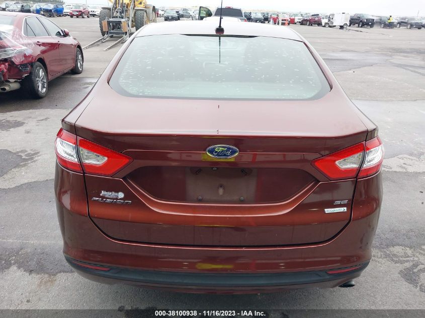 2016 FORD FUSION SE - 3FA6P0HD3GR186002