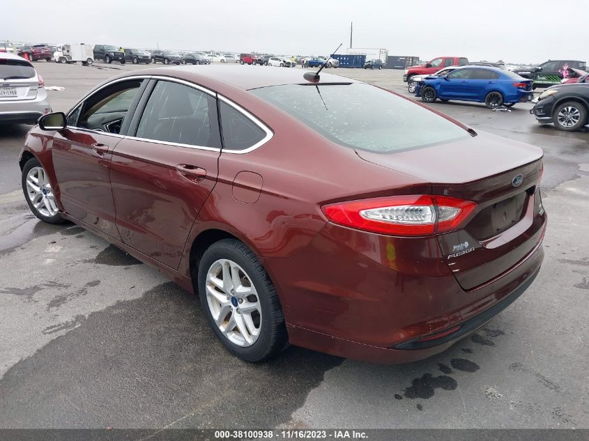 2016 FORD FUSION SE - 3FA6P0HD3GR186002