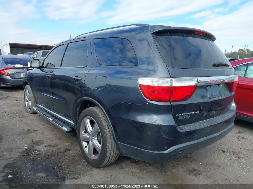 2013 DODGE DURANGO SXT - 1C4RDHAG9DC693077