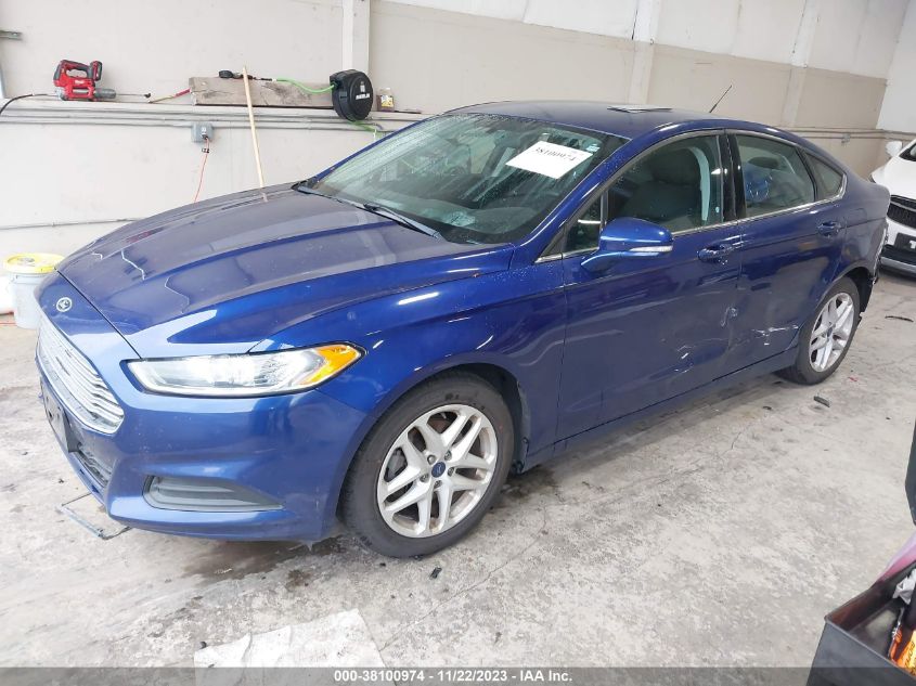 2016 FORD FUSION SE - 3FA6P0H72GR396584