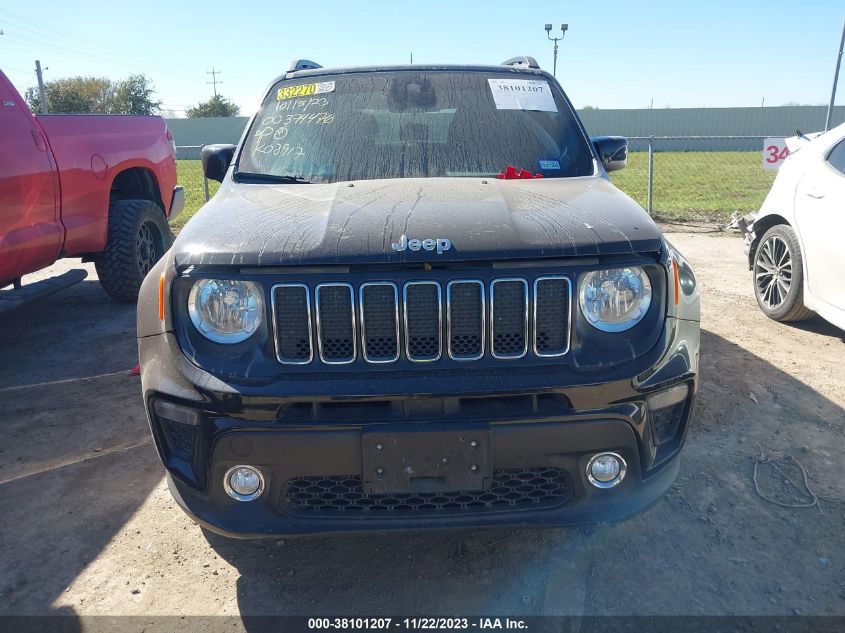 2019 JEEP RENEGADE LATITUDE FWD - ZACNJABB4KPK08917