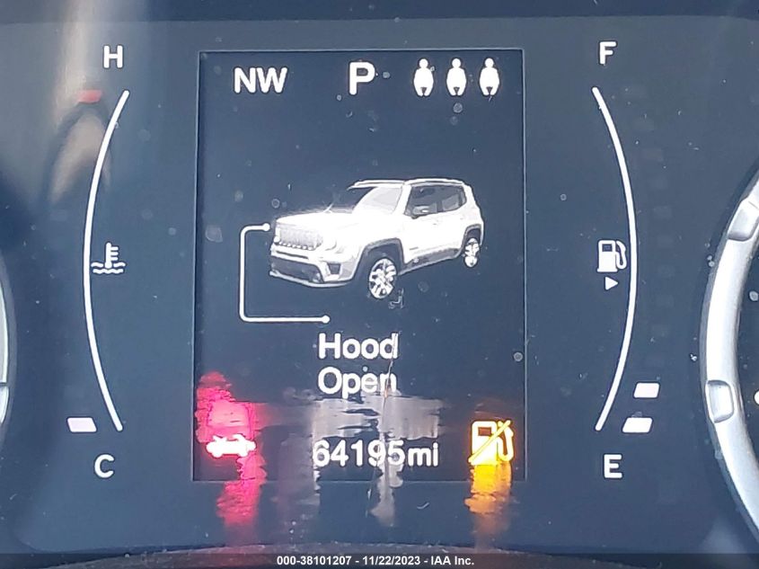 2019 JEEP RENEGADE LATITUDE FWD - ZACNJABB4KPK08917