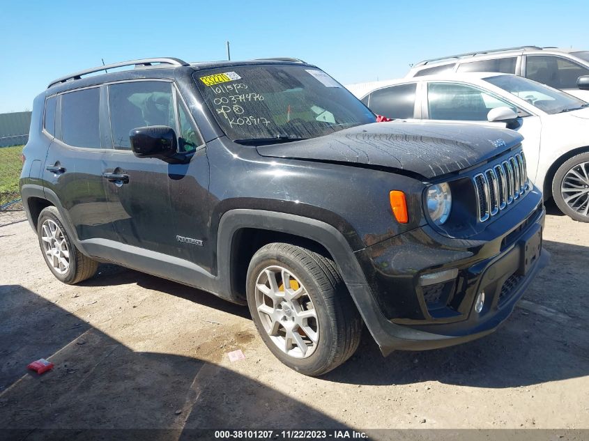 2019 JEEP RENEGADE LATITUDE FWD - ZACNJABB4KPK08917