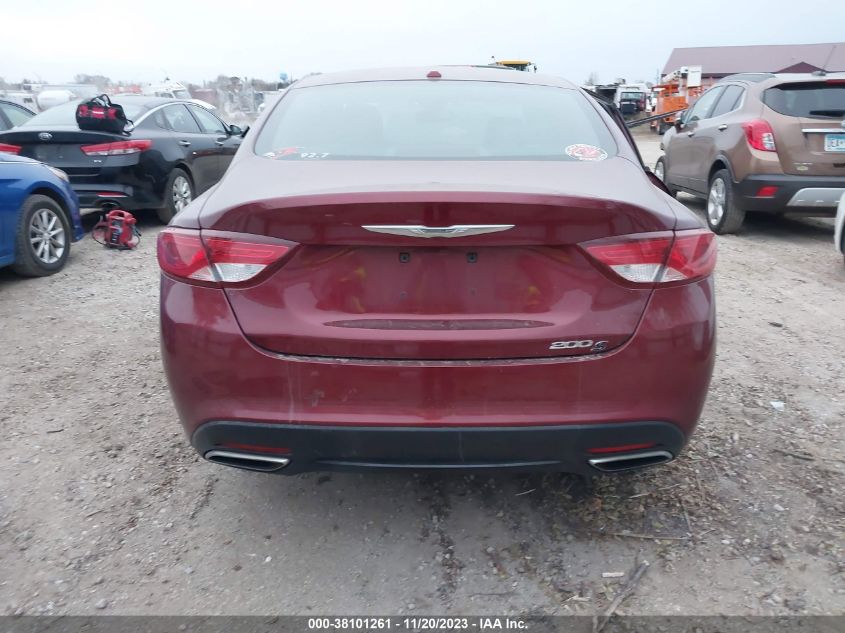 2015 CHRYSLER 200 S - 1C3CCCBG7FN518140