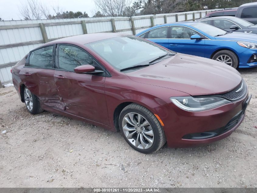 2015 CHRYSLER 200 S - 1C3CCCBG7FN518140