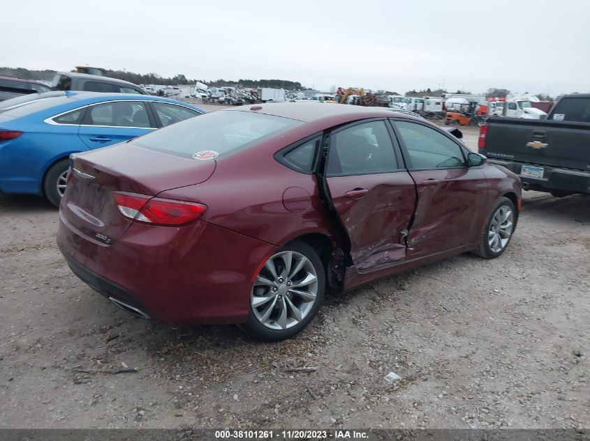 2015 CHRYSLER 200 S - 1C3CCCBG7FN518140