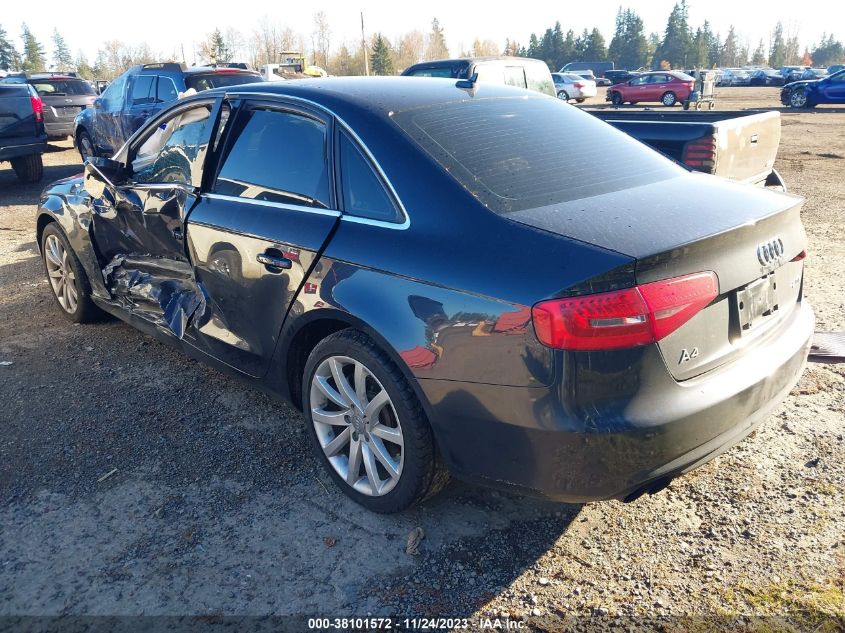 2013 AUDI A4 2.0T PREMIUM - WAUFFAFL4DA154563