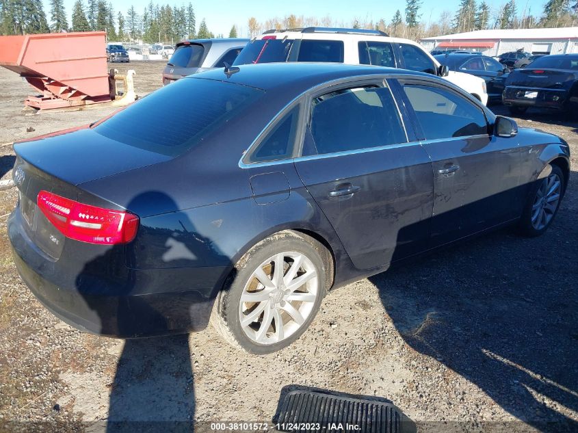 2013 AUDI A4 2.0T PREMIUM - WAUFFAFL4DA154563