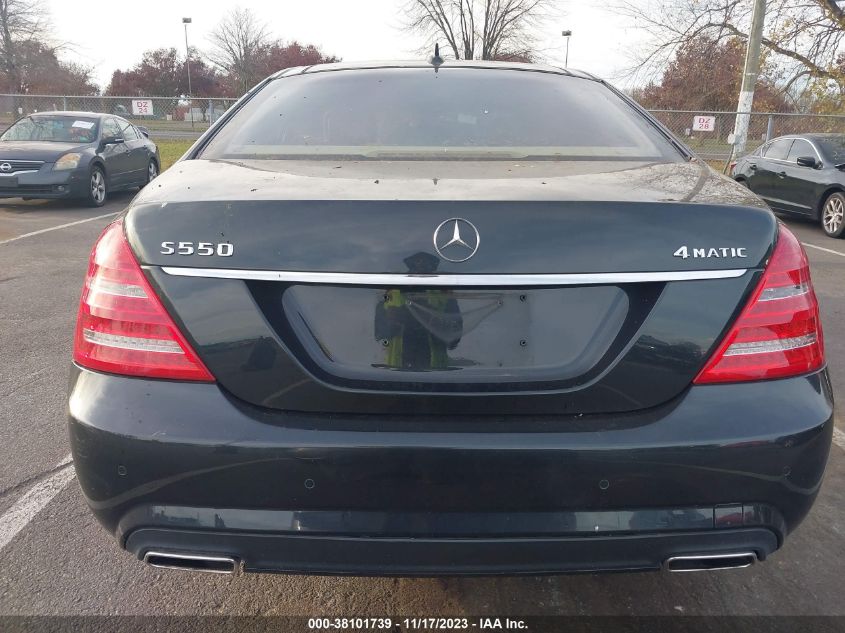 2013 MERCEDES-BENZ S 550 4MATIC WDDNG9EB1DA524313