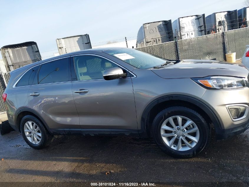 2018 KIA SORENTO 2.4L L - 5XYPG4A36JG412235