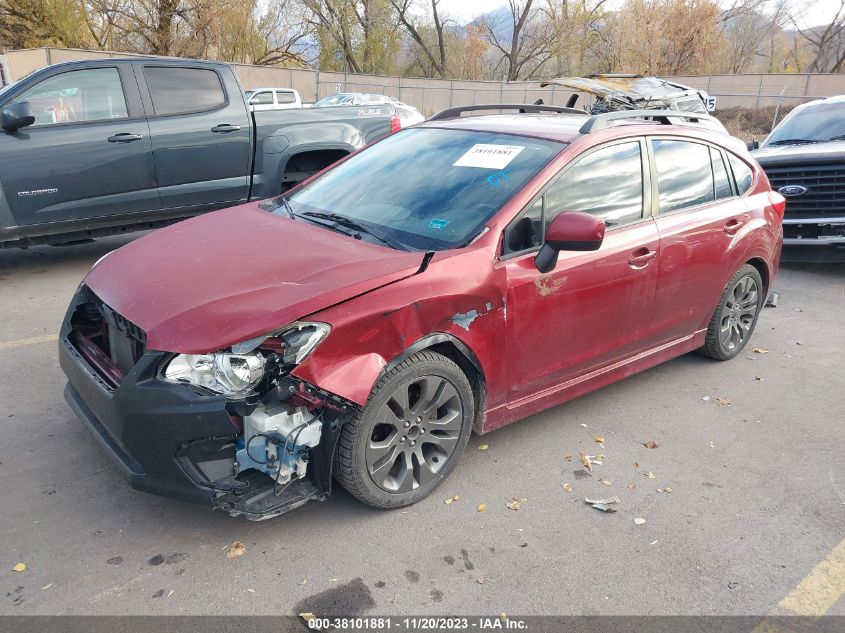 2014 SUBARU IMPREZA 2.0I SPORT PREMIUM - JF1GPAL64E8240070
