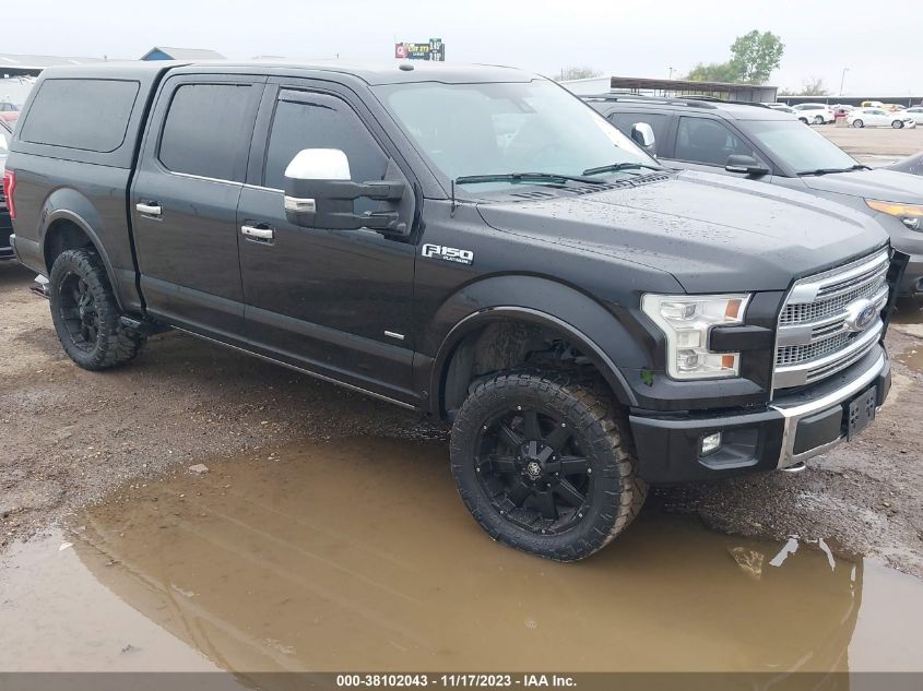 2016 FORD F-150 PLATINUM - 1FTEW1EG7GFA55116