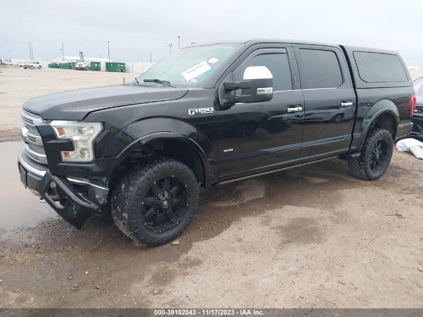 2016 FORD F-150 PLATINUM - 1FTEW1EG7GFA55116