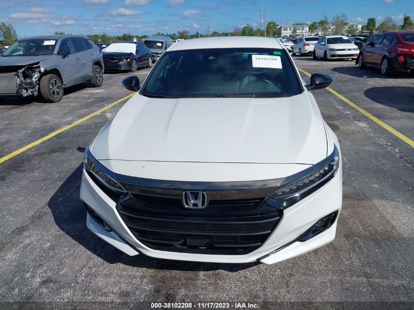 2022 HONDA ACCORD SPORT - 1HGCV1F31NA065576