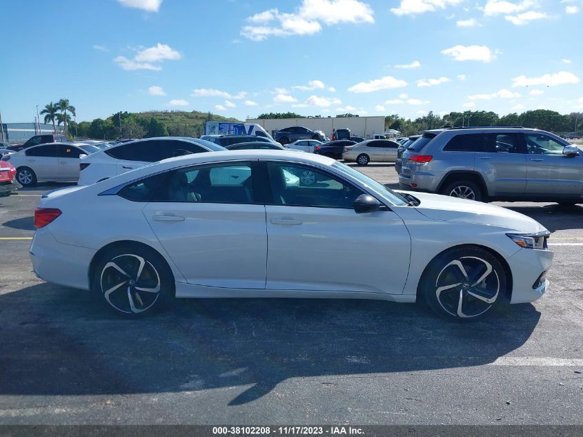 2022 HONDA ACCORD SPORT - 1HGCV1F31NA065576