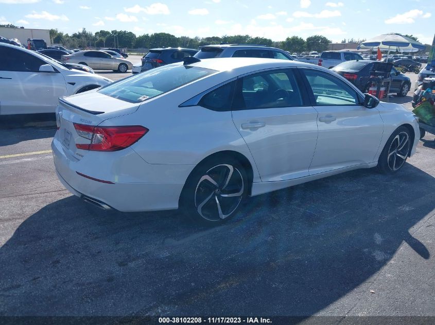 2022 HONDA ACCORD SPORT - 1HGCV1F31NA065576