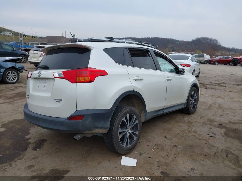 2015 TOYOTA RAV4 LIMITED - 2T3DFREV1FW259819