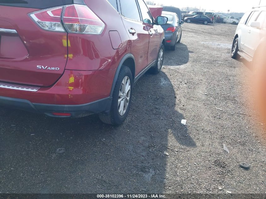 2015 NISSAN ROGUE S/SL/SV - KNMAT2MV3FP553576