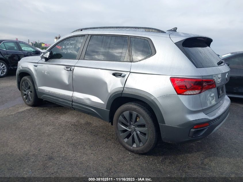 VIN 3VVCX7B28PM301947 2023 VOLKSWAGEN TAOS S