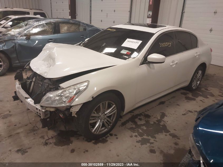 2013 INFINITI G37X X - JN1CV6AR3DM358306