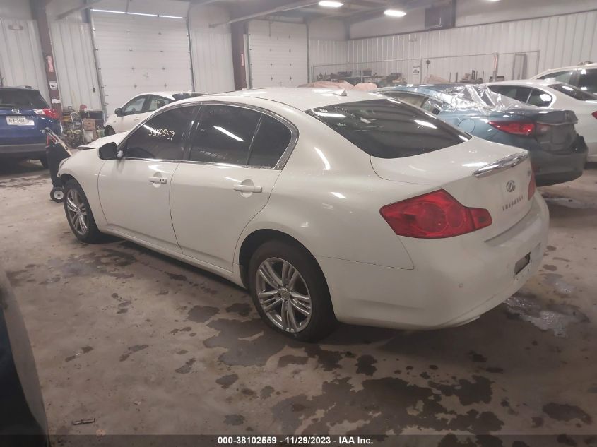 2013 INFINITI G37X X - JN1CV6AR3DM358306
