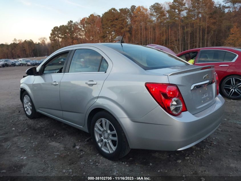 2013 CHEVROLET SONIC LT AUTO - 1G1JC5SHXD4189131