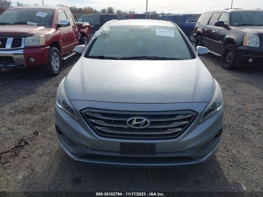 2015 HYUNDAI SONATA 2.4L SPORT - 5NPE34AFXFH082290