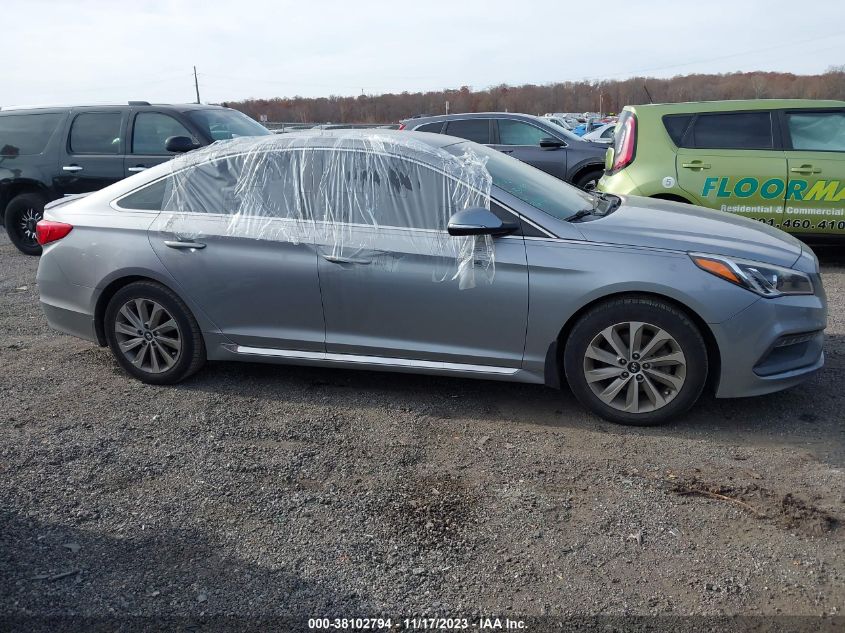 2015 HYUNDAI SONATA 2.4L SPORT - 5NPE34AFXFH082290