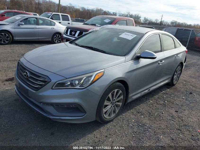 2015 HYUNDAI SONATA 2.4L SPORT - 5NPE34AFXFH082290