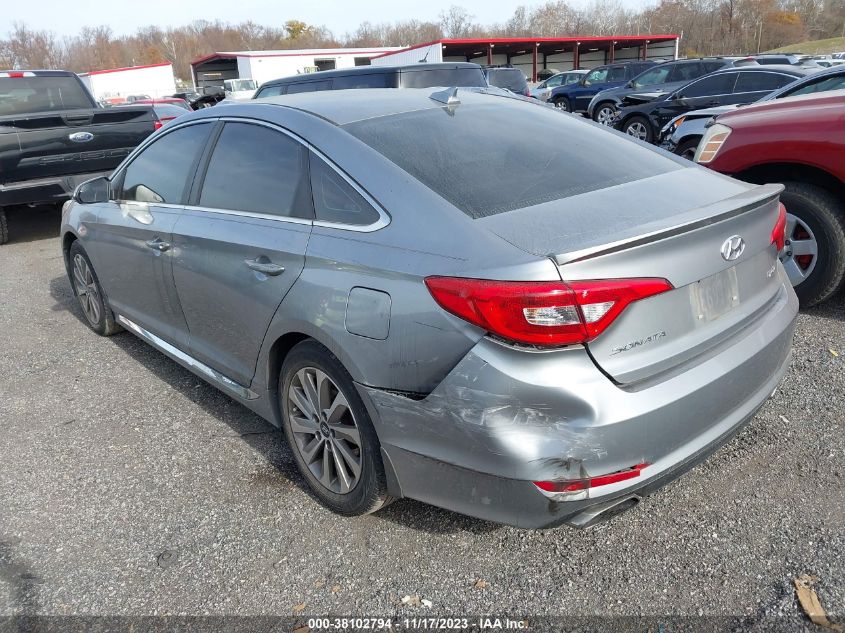 2015 HYUNDAI SONATA 2.4L SPORT - 5NPE34AFXFH082290