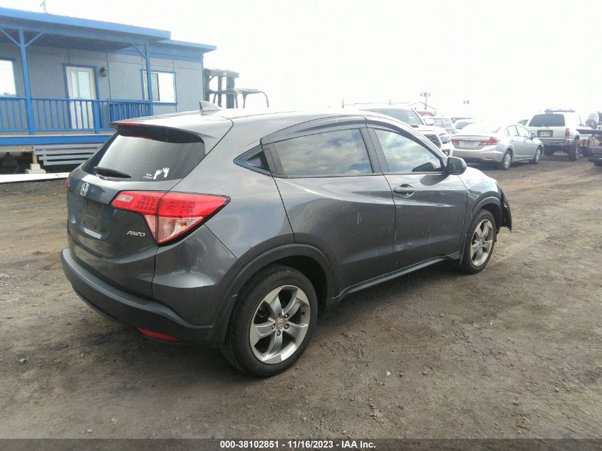 2017 HONDA HR-V LX - 3CZRU6H3XHG700915