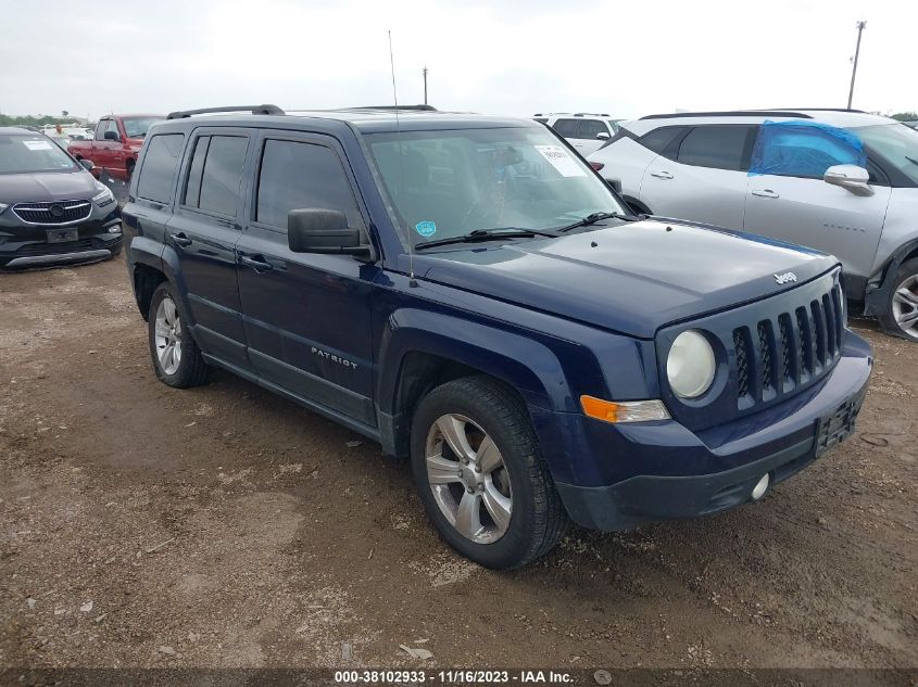 2013 JEEP PATRIOT LATITUDE - 1C4NJPFB4DD229557