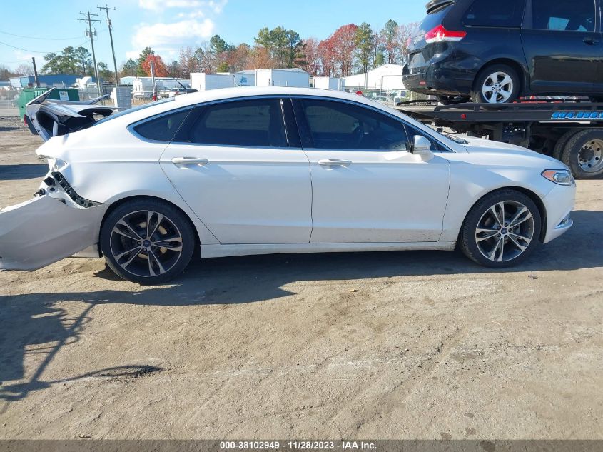 2017 FORD FUSION TITANIUM - 3FA6P0K95HR103644