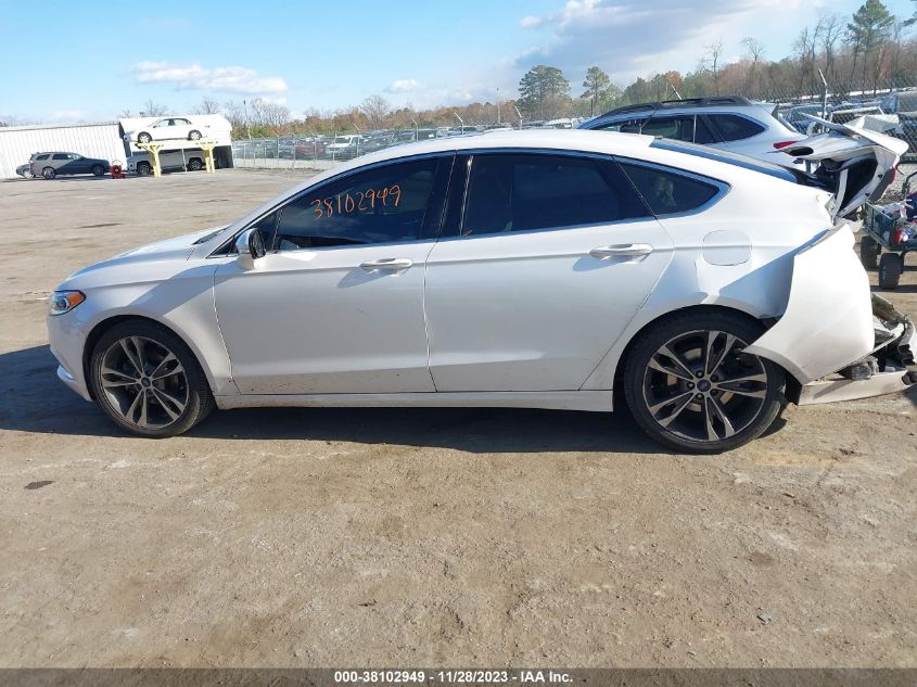 2017 FORD FUSION TITANIUM - 3FA6P0K95HR103644