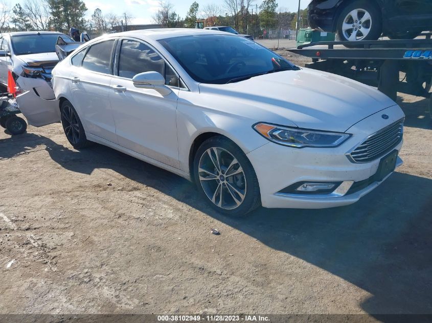 2017 FORD FUSION TITANIUM - 3FA6P0K95HR103644