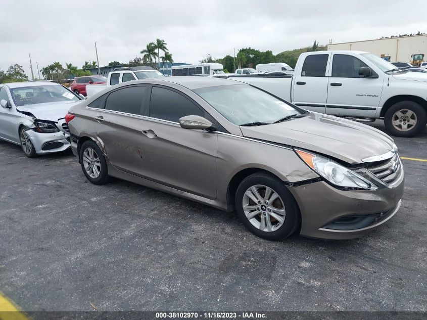 2014 HYUNDAI SONATA GLS - 5NPEB4AC3EH905665