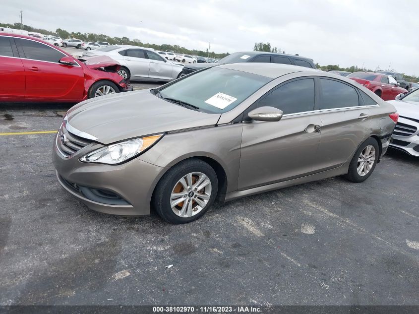 2014 HYUNDAI SONATA GLS - 5NPEB4AC3EH905665