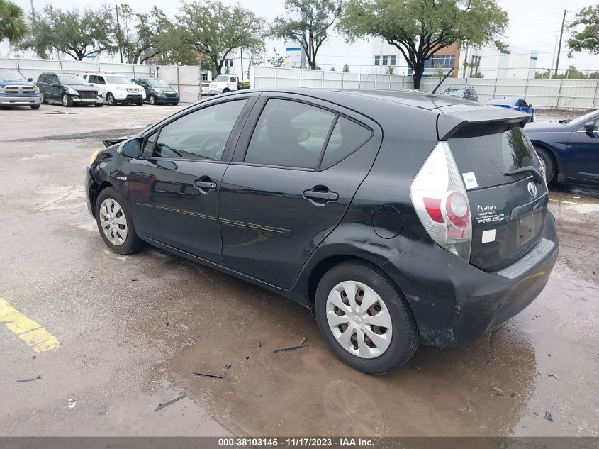 2013 TOYOTA PRIUS C ONE - JTDKDTB32D1049559