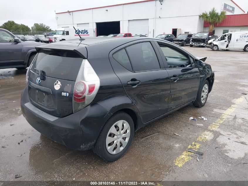 2013 TOYOTA PRIUS C ONE - JTDKDTB32D1049559