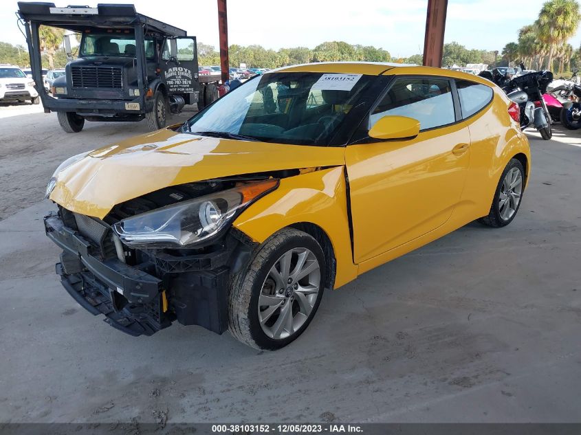 2016 HYUNDAI VELOSTER - KMHTC6AD7GU269698