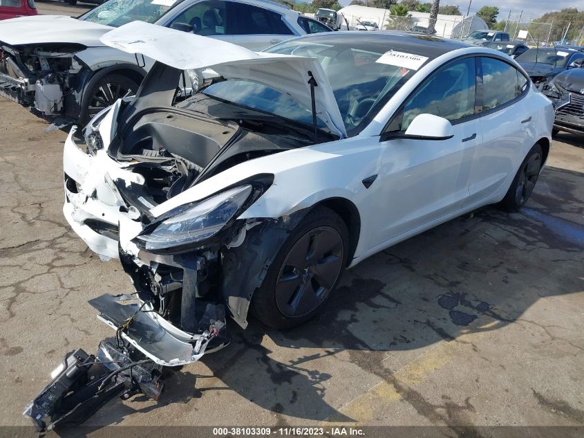 2022 TESLA MODEL 3 LONG RANGE DUAL MOTOR - 5YJ3E1EB0NF210542