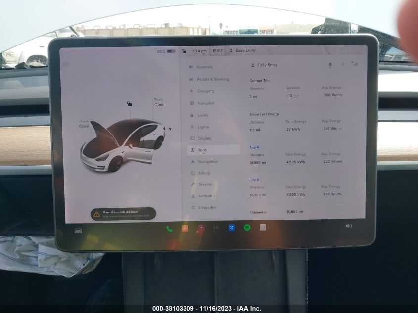 2022 TESLA MODEL 3 LONG RANGE DUAL MOTOR - 5YJ3E1EB0NF210542