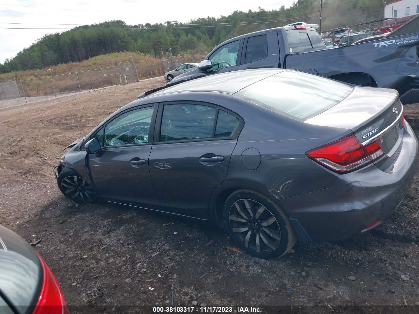 2015 HONDA CIVIC EXL - 19XFB2F97FE056300