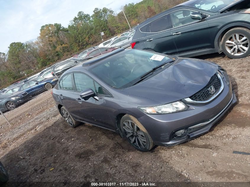 2015 HONDA CIVIC EXL - 19XFB2F97FE056300